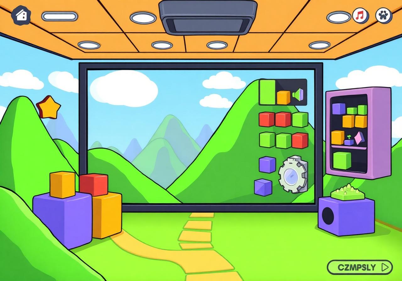 Interface de criação de jogos